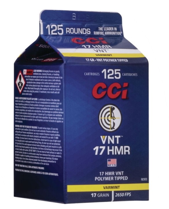 CCI 17HMR 17GR VNT 125 - 556 Black Friday Promotion